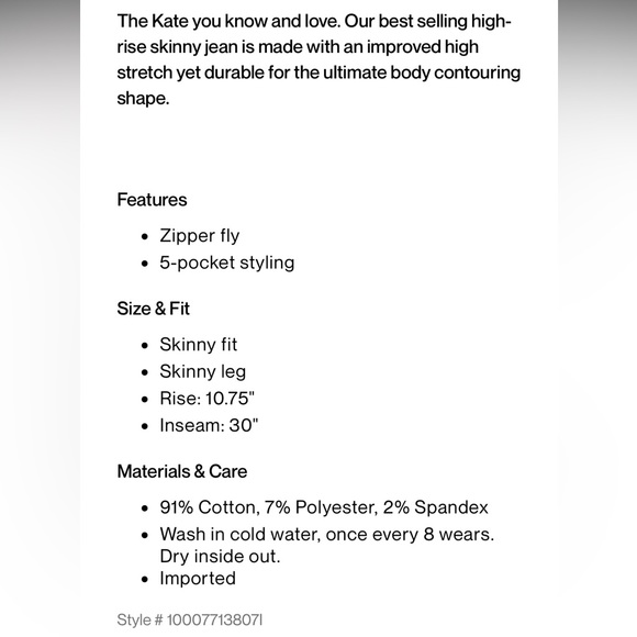 Dynamite Kate Skinny Jeans - Picture 2 of 2